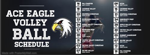 volley ball schedule